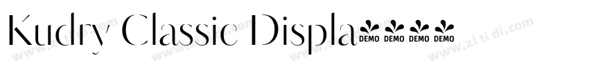 Kudry Classic Displa字体转换 Kudry Classic Displa字体转换